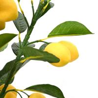 Kunstcitroenboom 136 blaadjes 120 cm groen - thumbnail