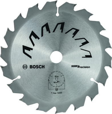 Bosch Accessories Precision 2609256D62 Hardmetaal-cirkelzaagblad 150 x 16 mm Aantal tanden: 18 1 stuk(s)