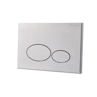 Drukplaat Voor Inbouwreservoir Wiesbaden X32 Metal Geborsteld Staal - thumbnail