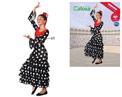 Kostuums voor Kinderen Sevillanas Zwart - Maat: 3-4 Jaar - Maat: 3-4 Jaar