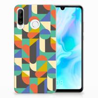 Huawei P30 Lite TPU bumper Funky Retro - thumbnail
