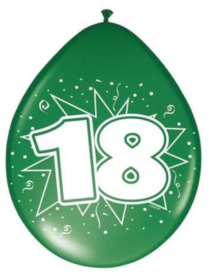 Ballonnen &apos;18&apos; (8 st)