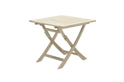 Kent vouwtafel 80x80xH72 acacia white wash Garden Impressions - Garden impressions