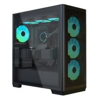 APNX APNX C1-R-BK-V1 Midi-tower Gaming-behuizing Zwart - thumbnail