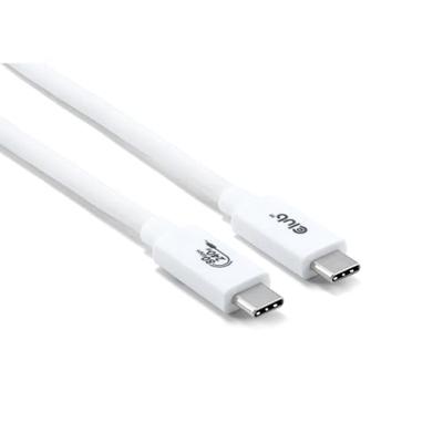 club3D CAC-1572 USB-C-kabel USB 4.0 USB-C stekker 1.20 m Wit