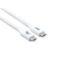 club3D USB-C-kabel USB 4.0 USB-C stekker 1.20 m Wit CAC-1572 - thumbnail