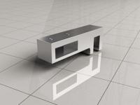 Glaskoppeling Zijkant Stabiliastiestang Chroom Aqua Splash - thumbnail