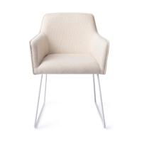 Jesper Home Eetkamerstoel 'Hofu' Slide White, kleur Enoki - thumbnail