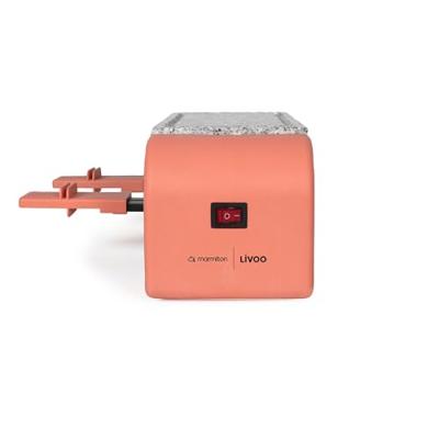 Racletteset voor 2 personen - LIVOO x Marmiton - DOC306 - 450 W - 5 recepten via QR-code - Uitneembaar granieten plateau