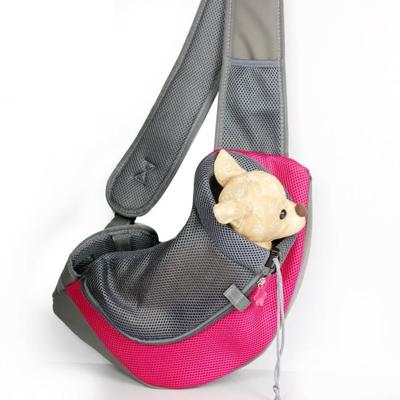 Hond en kat Sling vervoerder handen gratis omkeerbare Pet papoose tas grootte: klein (magenta) Hond en kat Sling vervoerder handen gratis omkeerbare Pet papoose tas grootte: klein (magenta)