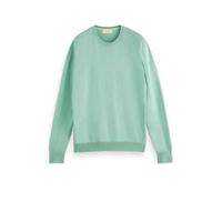 Scotch & Soda fijngebreide trui mintgroen - thumbnail