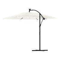 Parasol met stalen paal 269x269x235 cm wit - thumbnail