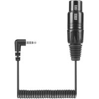 Sennheiser KA 600i gekrulde verloopkabel XLR female naar 3,5 mm TRRS mini-jack haaks - thumbnail