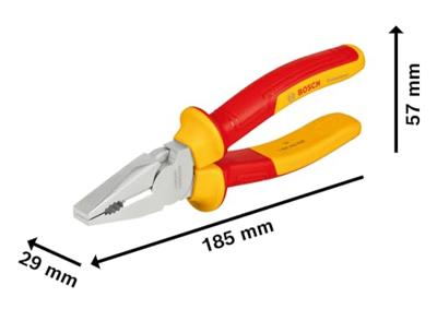 Bosch Blauw Combinatietang 180 mm VDE - 1600A02NE1 Bosch Blauw Combinatietang 180 mm VDE - 1600A02NE1