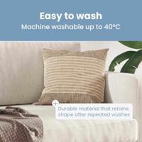 VidaXL Hoofdkussen met kussen 2 pcs wit 50 x 50 cm veren - thumbnail