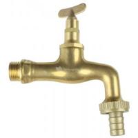 Messing regenton kraan met sleutel - thumbnail