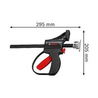 Bosch Professional FSN KZW Professional Geleiderail Snelspanklemmen - 1600A001F8 - thumbnail