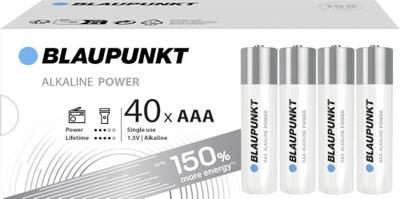 Blaupunkt AAA batterij (potlood) Alkaline 1.5 V 40 stuk(s)
