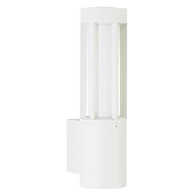Albert Wandlamp buiten met downlightJail wit - 680223