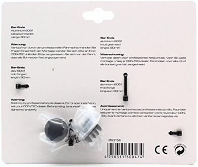 CONTEC bar ends "triangle" ct bar ends triangle black