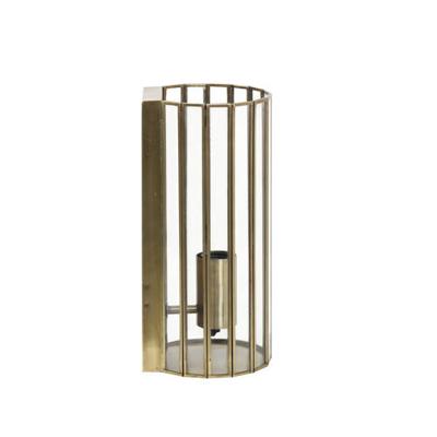 Light & Living Wandlamp 'Strøby' antiek brons+glas Light & Living Wandlamp 'Strøby' antiek brons+glas