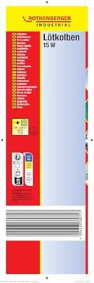 ROTHENBERGER Elektronische soldeerbout - 15W - Rood - thumbnail