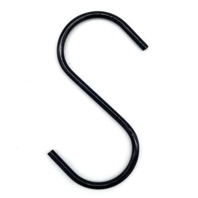 S-draadhaak 100 mm zwart 4mm dik