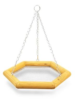 Vogelvoederschaal ø 31 cm - hout hangend Vogelvoederschaal ø 31 cm - hout hangend