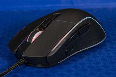 Gaming muis met led CoolBox DeepDarth Zwart 6400 dpi - thumbnail