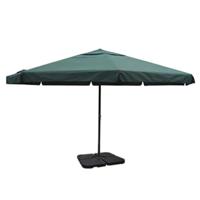 Parasol met draagbare voet aluminium (groen) - thumbnail
