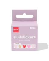 HEMA Sluitstickers hartjes - 100 stuks - thumbnail