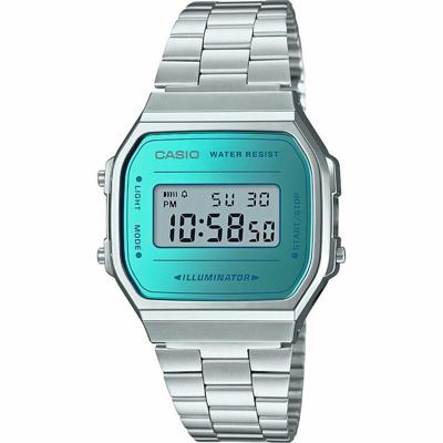 Casio A168WEM-2EF Zilverkleurig Heren horloge