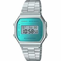 Casio A168WEM-2EF Zilverkleurig Heren horloge - thumbnail