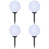 VidaXL Tuinpadlampen 4 st met grondpin led 30 cm - thumbnail