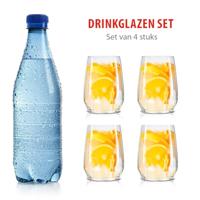 Drinkglas 440ml 4 stuks - thumbnail