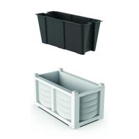 Bama kit arredo plantenbak 80x42.5x42 cm wit - thumbnail