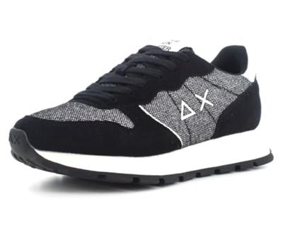 SUN68 Ally Glitter Textile Z45204_11 Zwart-39 maat 39