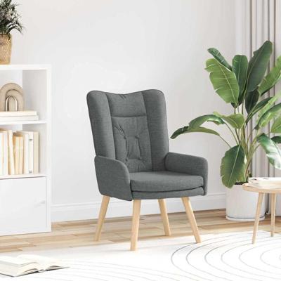 Fauteuil Donkergrijs 63 x 67 x 94 cm Sherpa Stof