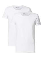 Petrol Industries T-Shirt Basic O-Neck Bodyfit Two Pack White - thumbnail