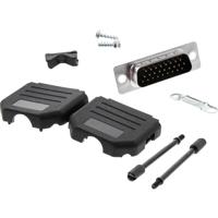 MH Connectors MHDPPK15HD26MS-K D-sub male connectorset 180 ° Aantal polen: 15 Soldeerkelk 1 stuk(s) - thumbnail