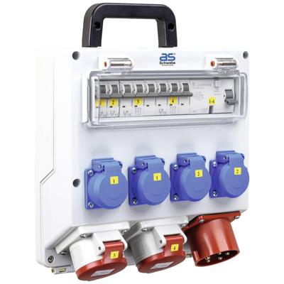 AS Schwabe FIXO 3 61517 CEE-stroomverdeler 400 V 16 A AS Schwabe FIXO 3 61517 CEE-stroomverdeler 400 V 16 A