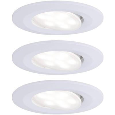 Paulmann Calla LED-inbouwlamp voor badkamer Set van 3 stuks 18 W IP65 Wit (mat) Paulmann Calla LED-inbouwlamp voor badkamer Set van 3 stuks 18 W IP65 Wit (mat)
