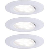 Paulmann Calla LED-inbouwlamp voor badkamer Set van 3 stuks 18 W IP65 Wit (mat) - thumbnail