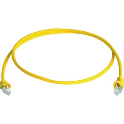 Telegärtner 100009132 RJ45 Netwerkkabel, patchkabel CAT 6A S/FTP 25.00 m Geel Vlambestendig, Halogeenvrij, UL gecertificeerd 1 stuk(s)