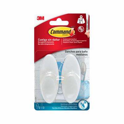 Haak voor ophanging 3M 1,3 kg Wit (2 Stuks) Haak voor ophanging 3M 1,3 kg Wit (2 Stuks)