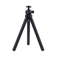 DÖRR Vagabond Ministatief 1/4 inch Werkhoogte: 23-106 cm Zwart Kogelkop - thumbnail