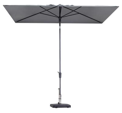 Parasol Mikros Luxe Rechthoek 200x300cm - Lichtgrijs