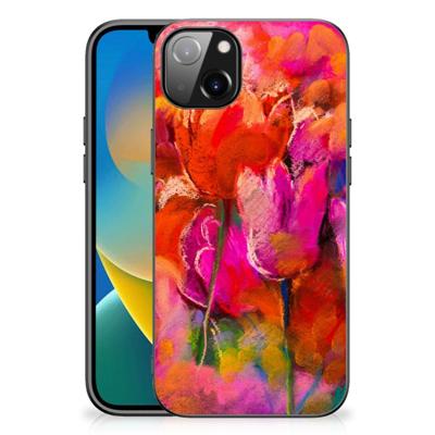 Kleurrijke Telefoonhoesje iPhone 14 Plus Tulips Kleurrijke Telefoonhoesje iPhone 14 Plus Tulips