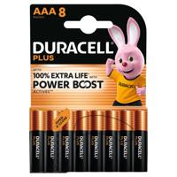 Duracell Plus Power Boost AAA batterij (potlood) Alkaline 1.5 V 8 stuk(s) - thumbnail