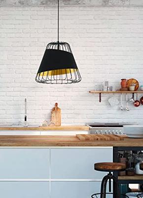 Eglo Design draadhanglampAustell 43cm zwart met goud - 49509